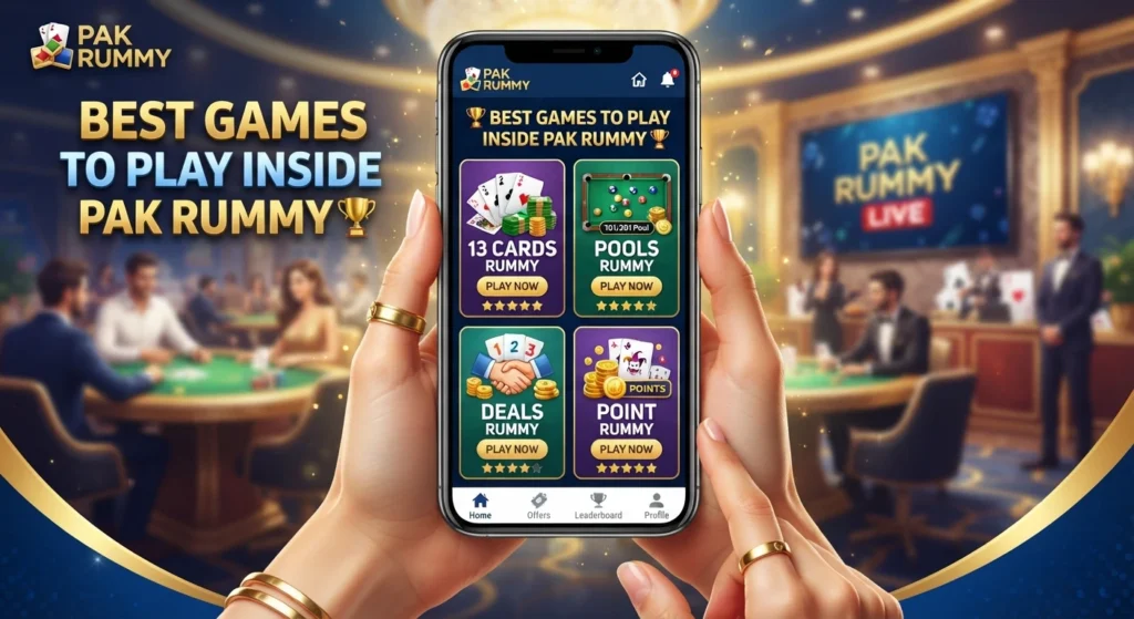Best Games to Play Inside Pak Rummy